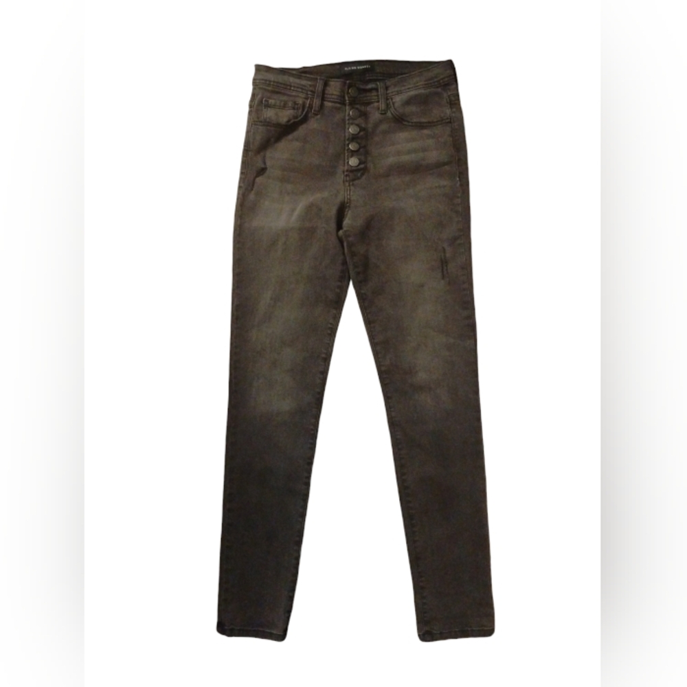 Flying Monkey dark wash high rise distressed jeans